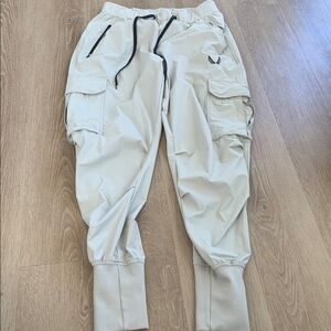 ASRV Cream Cargo Joggers
